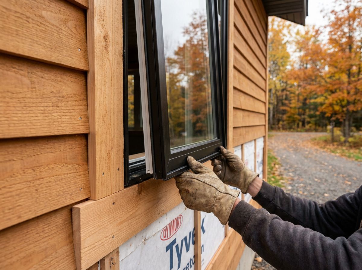 Window replacement on an Iron Range home in Virginia, MN